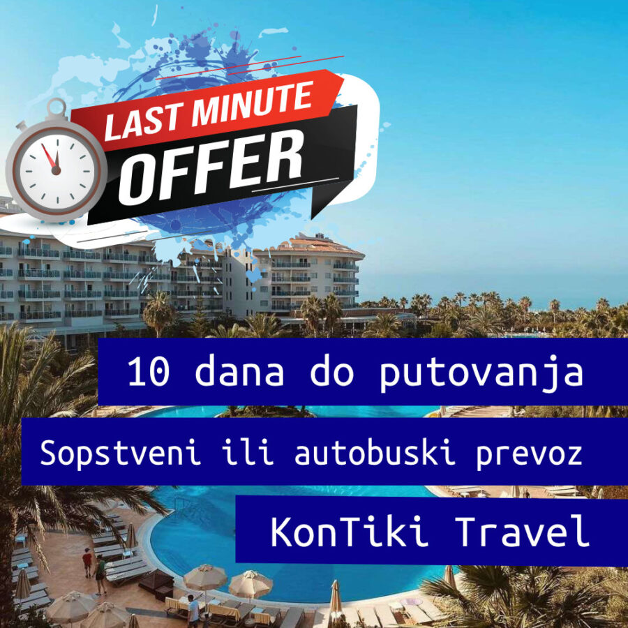 Air Tours Last minute ponuda turističkih aranžmana preko Kon Tiki